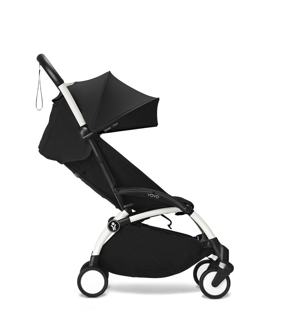 YOYO³ stroller from 6 months, Black with White Frame, mainview galery image 6